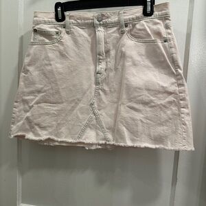 Gap Pink Jean skirt 31R